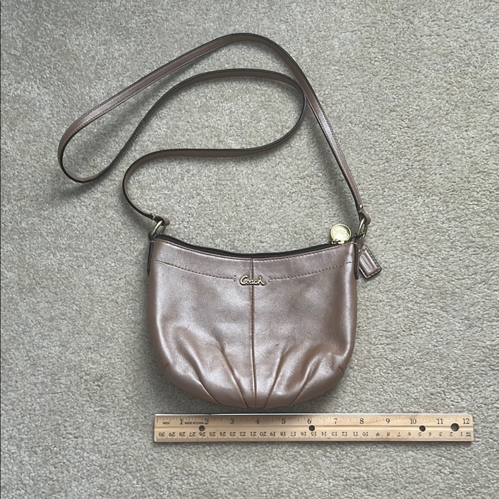 Coach Tan Leather Crossbody Bag